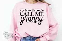 My Favorite People Call Me Granny SVG - Granny Life Era PNG Product Image 3