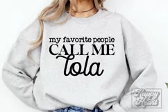 My Favorite People Call Me Lola Mode SVG - Mothers Day PNG Product Image 1