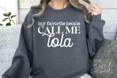 My Favorite People Call Me Lola Mode SVG - Mothers Day PNG Product Image 3