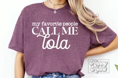 My Favorite People Call Me Lola Mode SVG - Mothers Day PNG Product Image 2