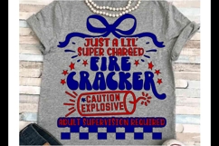 Firecracker SVG DXF JPEG Silhouette Cameo Cricut July 4th Product Image 1