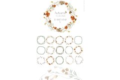 Autumn Wildflowers Watercolor Clip Art Product Image 3