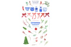 Blue Red Holiday Chinoiserie Product Image 11