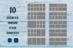Facebook Timeline Cover PSD Template. Social Media Banner Product Image 1