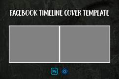 Facebook Timeline Cover Template. Photo Collage PSD 001 Product Image 1