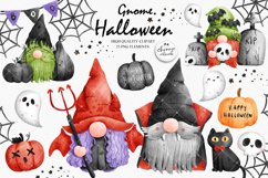 Halloween gnome clipart, halloween clipart, gnome halloween Product Image 1