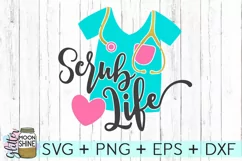 Scrub Life SVG DXF PNG EPS Cutting Files Product Image 2