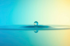 Water Droplets On Blue Background Product Image 1