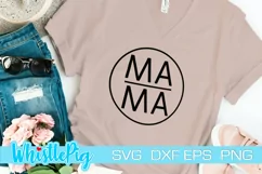 Mama Life SVG DXF EPS Bee SVG Mom Life Mother Life Mommy SVG Product Image 1