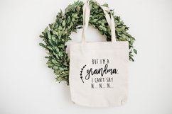 Sublimation Art - Funny grandma quote with watercolor flower Product Image 2