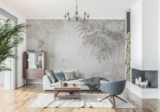 Wall mockup - Wallpaper mockup - Living room scene Product Image 10