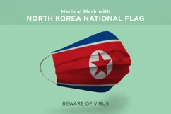 Mask with nigeria north korea norway oman Nation Flags Product Image 3