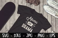 Mama Of Drama SVG DXF EPS Dog SVG Design Crafters SVG Product Image 1