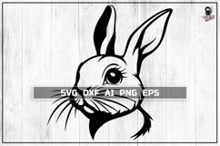 Easter Bunny SVG, Cute Baby animal Cut file Product Image 1