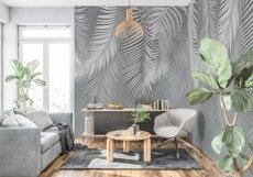 Wall mockup - Wallpaper mockup - Living room scene Product Image 7