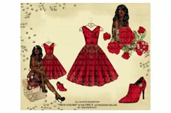 Christmas Clip art Afro American Clipart Christmas Clipart Product Image 5