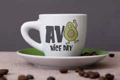 Funny Food SVG | Avocado SVG Cut Files | Food Pun Product Image 2