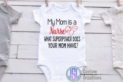 My Dad | Mom is a Nurse |Set of 2| SVG DXF EPS PNG Cut Files Product Image 2