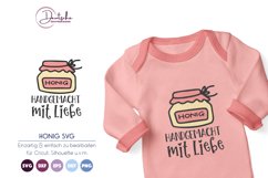 Handgemacht mi Liebe SVG | Honig SVG Product Image 1