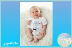 Baby First Father's Day Holiday SVG DXF EPS PNG files Product Image 2