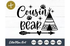 Cousin Bear SVG, Cousin SVG, Cousin Crew Svg, Cousin Tribe Product Image 2