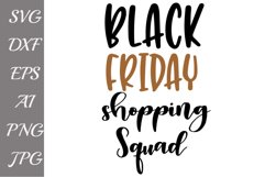 Black Friday Squad Svg Product Image 1