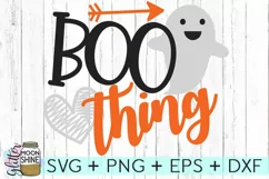 Boo Thing SVG DXF PNG EPS Cutting Files Product Image 1