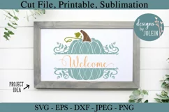 Split Pumpkin SVG, png, eps, jpeg, DXF, sublimation Product Image 2