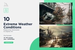 Scenes with Extreme Weather Conditions 10 Set V-13 Product Image 1