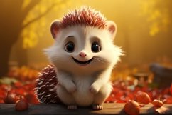 Hedgehog Background Wallpaper Product Image 1
