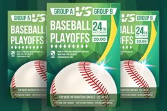 Baseball Poster Vector Product Image 1