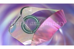 Abstract fantasy background with figures made of glass Product Image 1