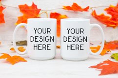 Mug Mockup 15 Oz Blank White Coffee Cup Fall Mock up Product Image 1