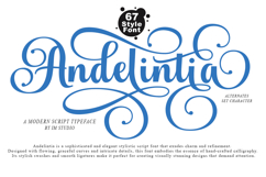 Andelintia - Family Font In 67 Styles Product Image 1