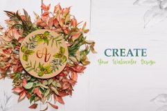 Elaeagnus leaves Watercolor png Product Image 4