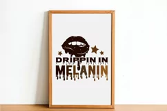 Black Lives Matter SVG PNG EPS DXF MELANIN DRIPPIN' SVG File Product Image 6