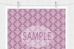 Mauve Digital Paper Damask Product Image 2