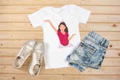 Dressed Up Kid Vector Illustration Product Image 6