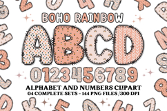 BOHO RAINBOW Alphabet A-Z Numbers Classroom Decor Product Image 1