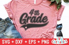 Fourth Grade | Teacher Cut File | Shirt Design Product Image 1