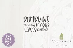 Pumpkins Bonfires Hoodies Leaves Football Doormat SVG Files Product Image 2
