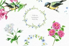 30%OFF! Watercolor Flowers and Bird Product Image 11