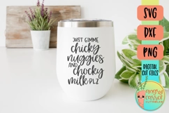 Funny Shirt SVG, Chicky Nuggies and Chocky Milk SVG Product Image 2