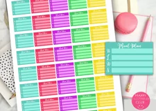 Meal Planner Stickers I Daily Food Log Stickers Product Image 2