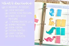 Dino Busy Binder | Toddler and Preschool Activities Product Image 2