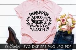 Pumpkin Spice Is My Favorite Season SVG Thanksgiving Turkey Product Image 8
