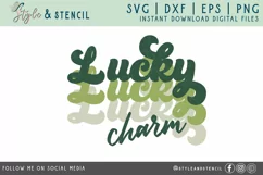St. Pattys Day Lucky Charm SVG - SVG, PNG, EPS, DXF Product Image 2