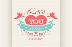 Valentines day emblem Product Image 1