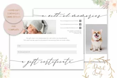 Photo Gift Card Template for Adobe Photoshop - #56 Product Image 2