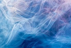 Ethereal blue and white smoke patterns for artistic and desi Product Image 1